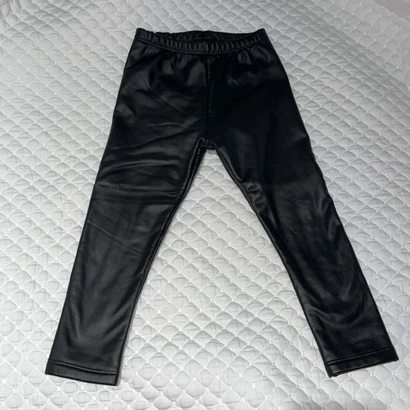 Zara girls rubberized leggings - Picture 3 of 5